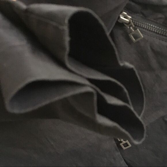 SARAH PACINI Asymmetrical Lightweight Black Jacket XS - Picture 7 of 8